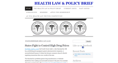 Desktop Screenshot of healthlawpolicy.org